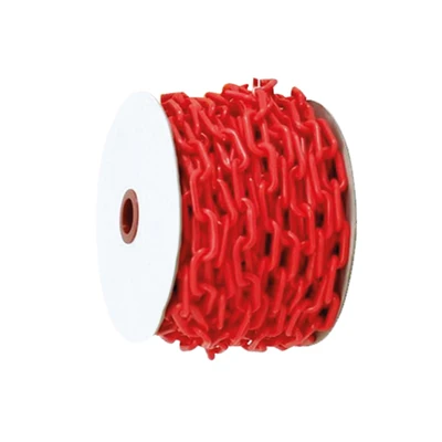 Gambar Krisbow Rantai Dekorasi Plastik Straight Link 6 mm X 20 Mtr - Merah