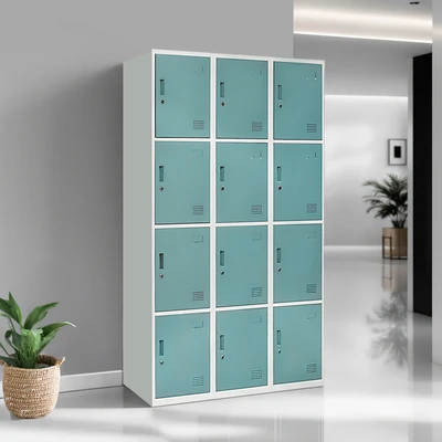 Gambar Krisbow Loker 12 Pintu Multi Coloumn - Hijau