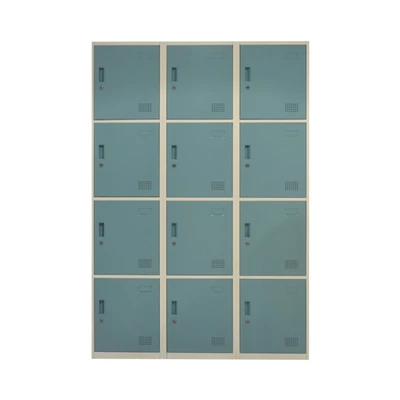 Gambar Krisbow Loker 12 Pintu Multi Coloumn - Hijau