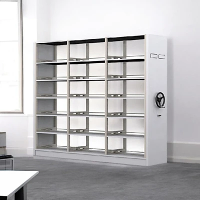 Gambar Krisbow Mobile Lemari Arsip Kantor Metal 3 Bays - Putih
