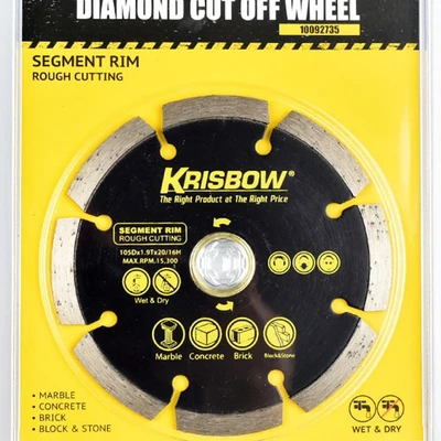Gambar Krisbow Mata Gerinda Potong Beton 10 cm