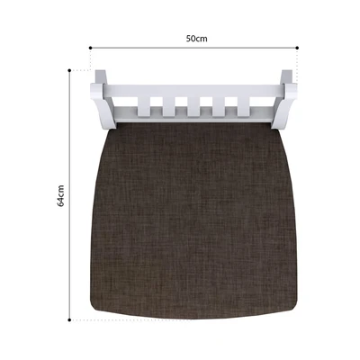 Gambar Ashley Bolanburg Kursi Makan Fabric - Putih/Cokelat