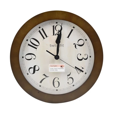 Gambar Informa Jam Dinding 34 cm 340A1 - Cokelat Tua