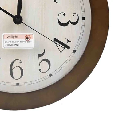 Gambar Informa Jam Dinding 34 cm 340A1 - Cokelat Tua