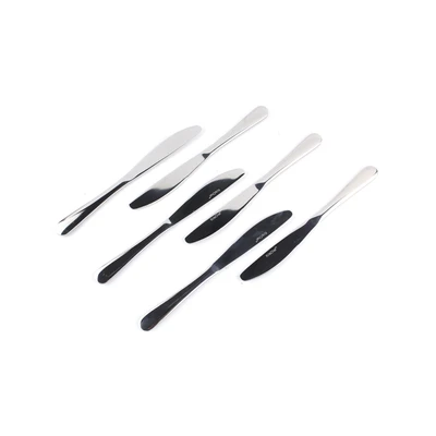 Gambar Delicia Pisau Makan Set 6 pcs ET-1021 - Silver