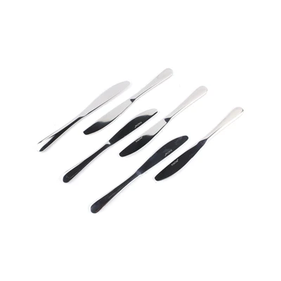 Gambar Delicia Pisau Makan Set 6 pcs ET-1022 - Silver