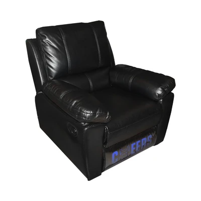 Gambar Cheers MC Belle Sofa Recliner Kulit 1 Seater - Hitam