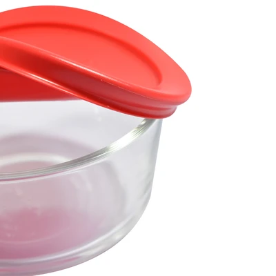 Gambar Pyrex 473 Ml Simply Store Wadah Makanan Round - Merah