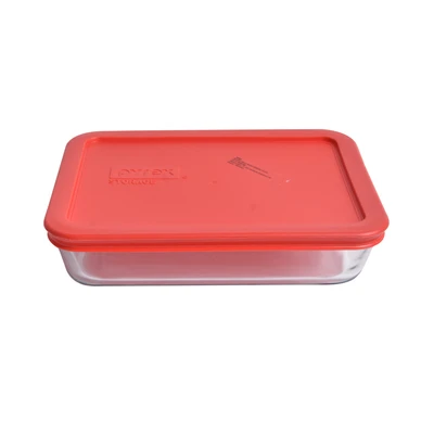 Gambar Pyrex 709 Ml Simply Store Wadah Makanan Persegi Panjang - Merah