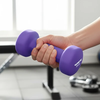Gambar Kinetic Dumbbell Neoprene 2 kg - Ungu