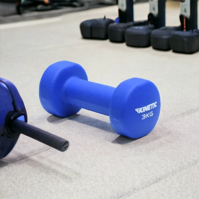 Gambar Kinetic Dumbbell Neoprene 3 kg - Biru