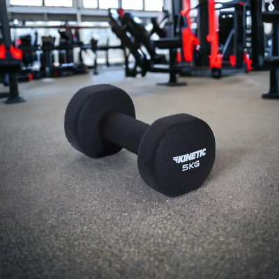 Gambar Kinetic Dumbbell Neoprene 5 Kg - Hitam