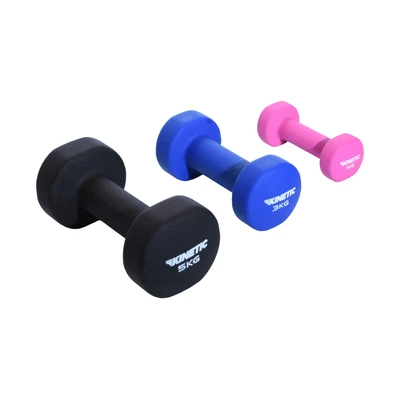 Gambar Kinetic Dumbbell Neoprene 5 Kg - Hitam