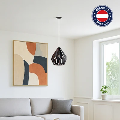 Gambar Eglo Carlton-1 Lampu Gantung Hias - Copper/Hitam