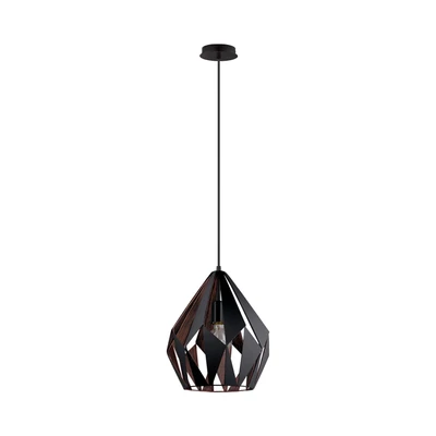 Gambar Eglo Carlton-1 Lampu Gantung Hias - Copper/Hitam