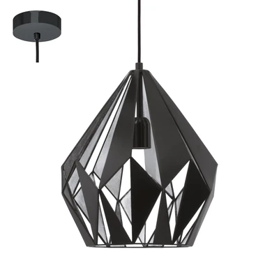 Gambar Eglo Carlton-1 Lampu Gantung Hias - Hitam
