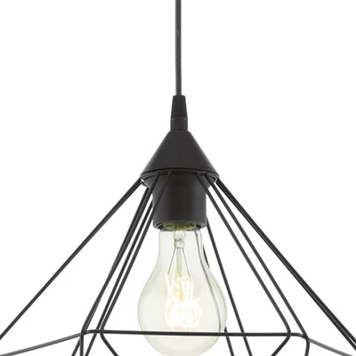 Gambar Eglo Tarbes Lampu Gantung Hias 1L - Hitam