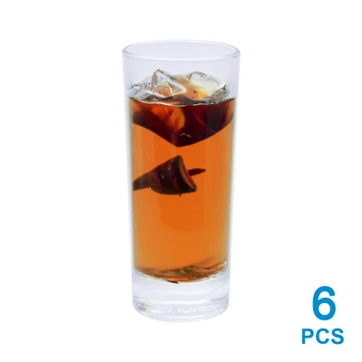 Gambar Kris Gelas Kaca 290 ml Set 6 Pcs Transparan