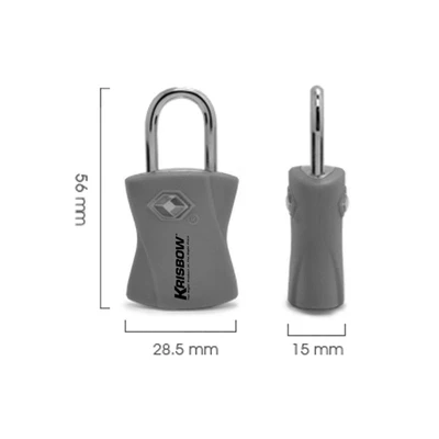 Gambar Krisbow Gembok Tsa Cover Abs 2.8 cm - Hijau