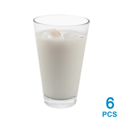 Gambar Kris Gelas Kaca 312 ml Set 6 Pcs Transparan