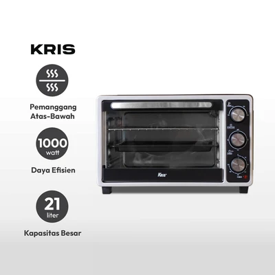 Gambar Kris 21 Ltr Oven Toaster 1000 Watt - Hitam