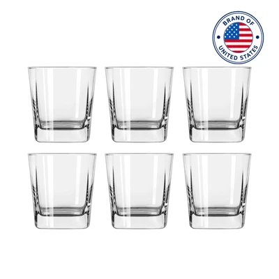 Gambar Libbey Quartet Gelas Kaca 355 ml Set 6 Pcs Transparan
