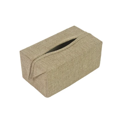 Gambar Informa 22x12.5x10 cm Kotak Tisu Lipat Polyester - Krem Beige