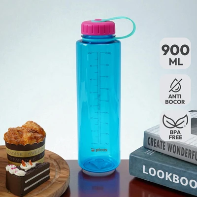 Gambar Picas Botol Minum Tritan Screw Lid 900 ml - Biru