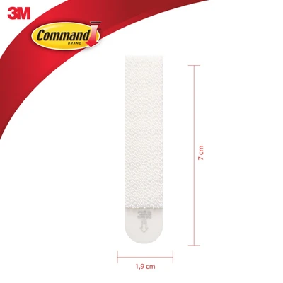Gambar 3M Command Perekat Lukisan & Foto Narrow Picture Hanging Strips 17207
