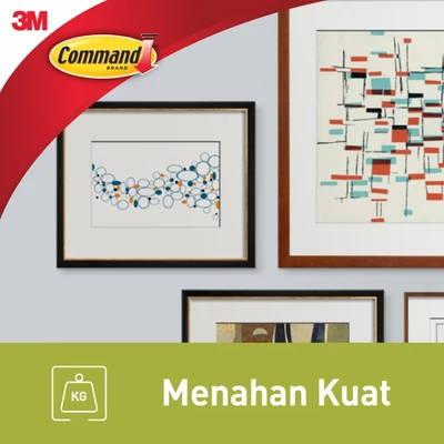 Gambar 3M Command Perekat Lukisan & Foto Small Picture Hanging Strips 17205