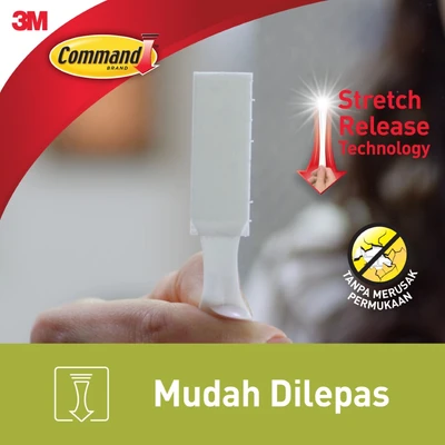 Gambar 3M Command Perekat Lukisan & Foto Small Picture Hanging Strips 17205