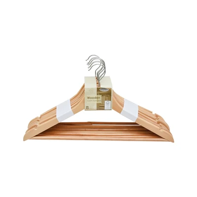 Gambar Informa Hanger Baju Kayu 44.5 cm Set 8 pcs