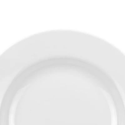 Gambar Krischef Piring Makan Round 22x22 cm - Putih Ivory