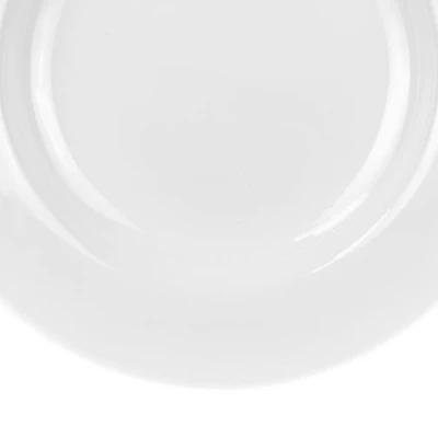 Gambar Krischef Piring Makan Round 22x22 cm - Putih Ivory