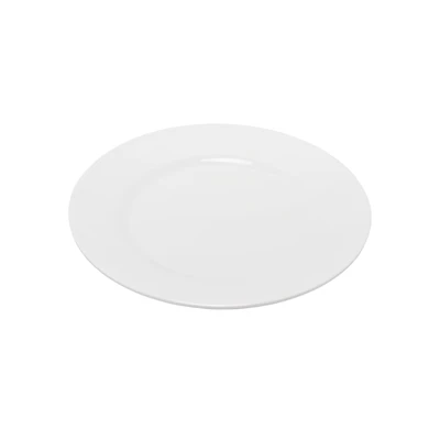 Gambar Krischef Piring Makan Round 25x25 cm - Putih Ivory