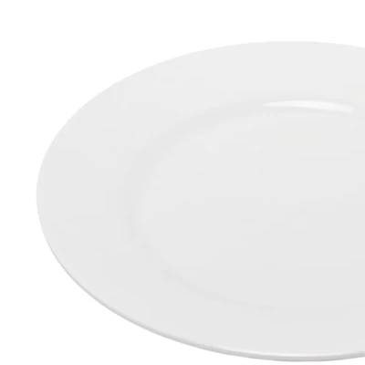 Gambar Krischef Piring Makan Round 25x25 cm - Putih Ivory