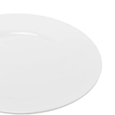 Gambar Krischef Piring Makan Round 25x25 cm - Putih Ivory