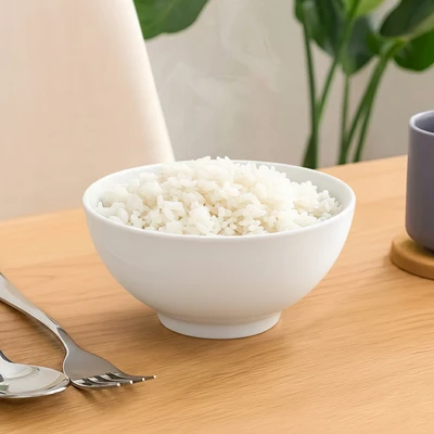 Gambar Krischef Mangkuk Nasi 11.5 cm - Putih Putih Ivory