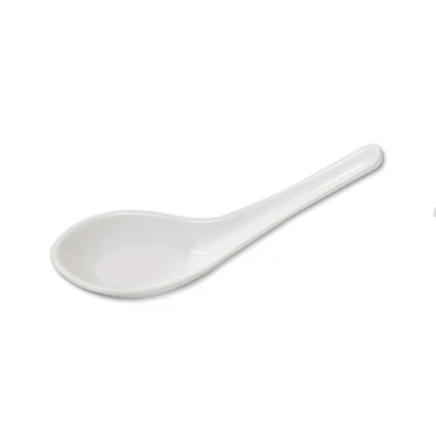 Gambar Krischef Designs Sendok Bubur Melamine 13.7 cm - Putih Putih Ivory