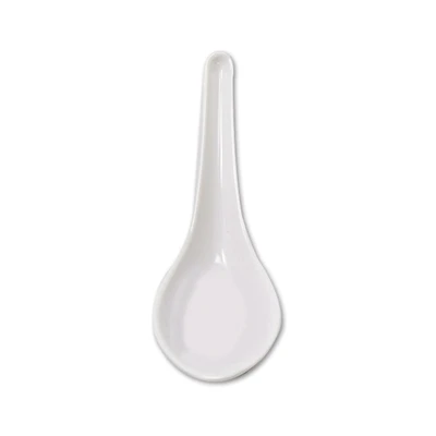 Gambar Krischef Designs Sendok Bubur Melamine 13.7 cm - Putih Putih Ivory