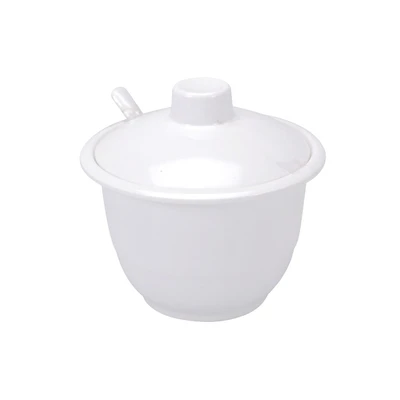 Gambar Krischef Tempat Sambal Melamine - Putih Ivory