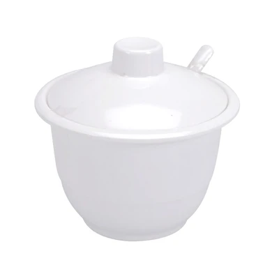 Gambar Krischef Tempat Sambal Melamine - Putih Ivory