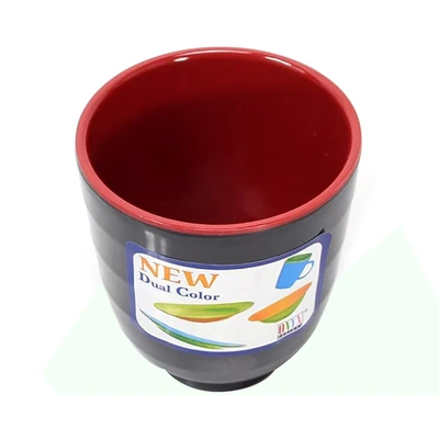 Gambar Krischef Gelas Oriental Melamine 300 ml - Hitam