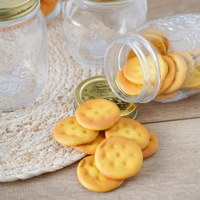 Gambar Quattro Staggioni Stoples Kaca Preserving 300 ml Transparan - Gold