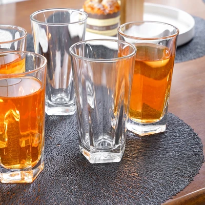 Gambar Libbey Inverness Gelas Kaca 355 ml Set 6 Pcs Transparan