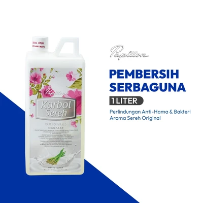 Gambar Papillon Sereh Original Karbol Pembersih Lantai 1 ltr