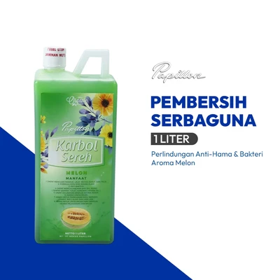 Gambar Papillon Sereh Melon Karbol Pembersih Lantai 1 ltr