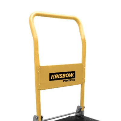 Gambar Krisbow Troli Barang Roda Polyurethane 150 Kg - Kuning