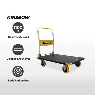 Gambar Krisbow Troli Barang 1100 Kg - Biru