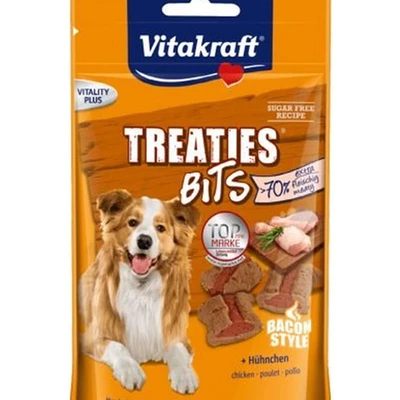 Gambar Vitakraft Camilan Anjing Treaties Bits Chicken Bacon